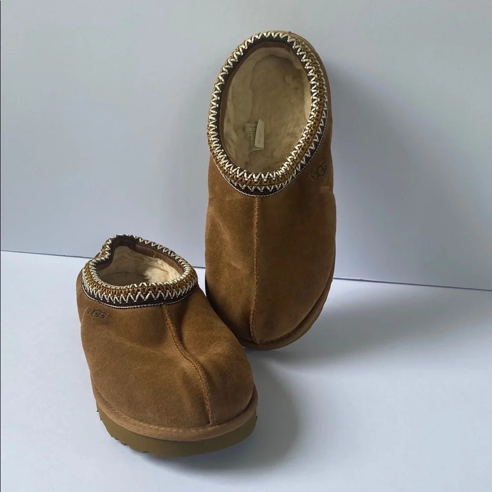 UGG Chestnut Suede Slip-Ons - Picture 2 of 11